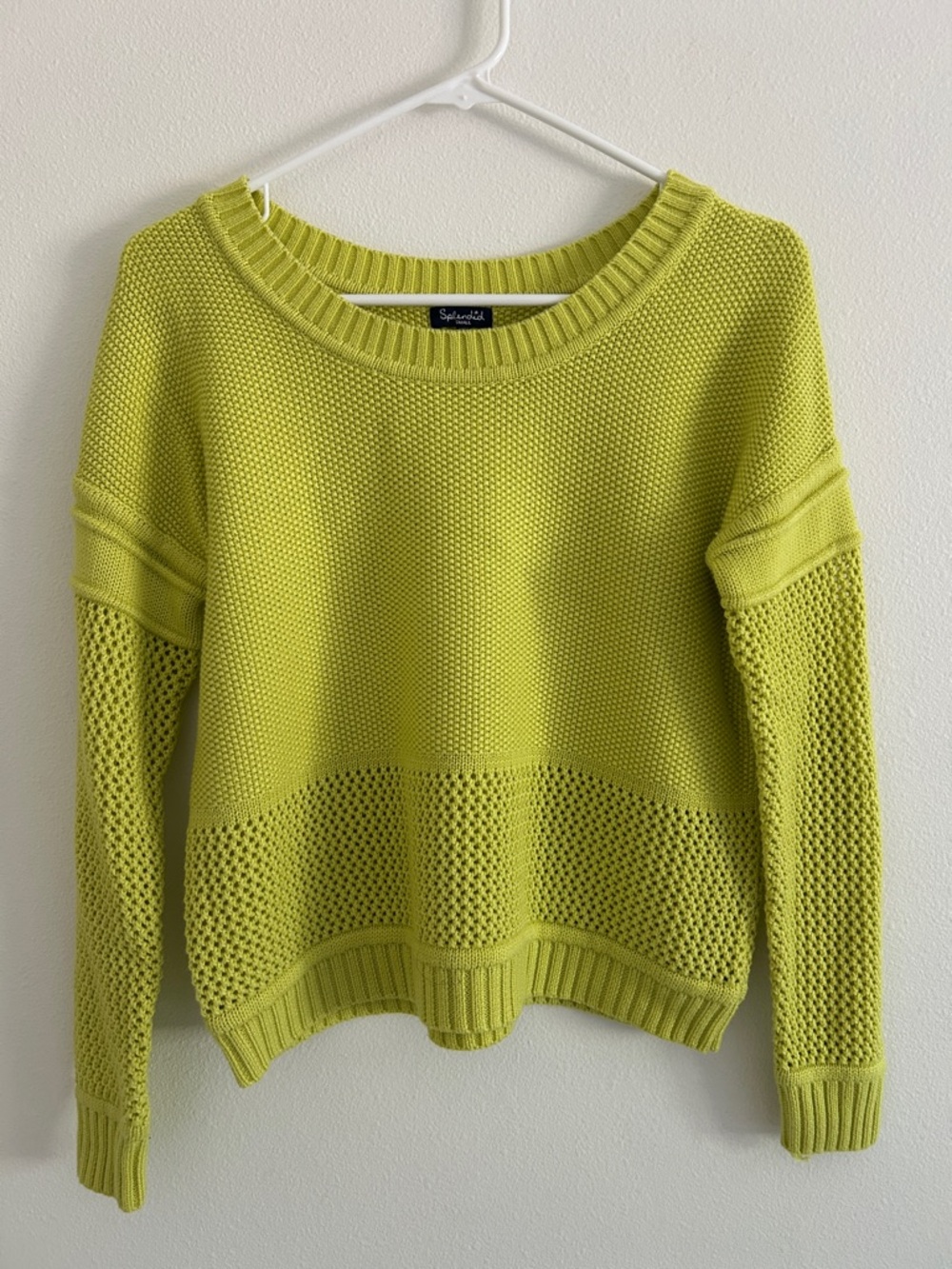 Splendid Slouchy Green Sweater Size Small